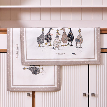 Набор полотенец из 2-хшт"family farm",40х60см, 100% хлопок, капучино LEFARD 850-749-61-5