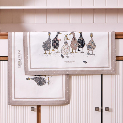 Набор полотенец из 2-хшт"family farm",40х60см, 100% хлопок, капучино LEFARD 850-749-61-5