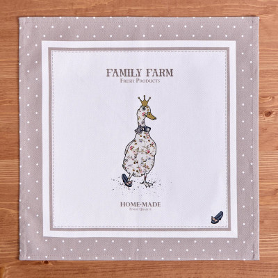 Набор салфеток из 2-х шт "FAMILY FARM" 40х40см, твил, капучино LEFARD 850-749-8-11