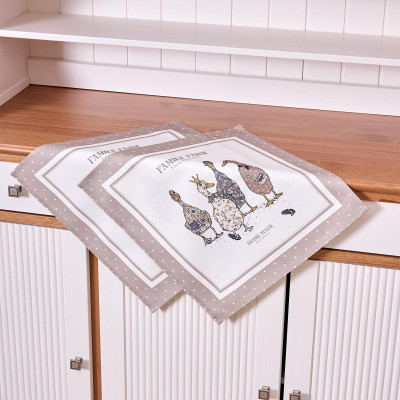 Набор салфеток из 2-х шт "FAMILY FARM" 40х40см, твил, капучино LEFARD 850-749-8-12