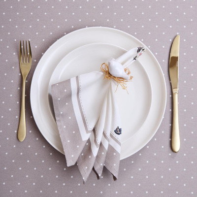 Набор салфеток из 2-х шт "FAMILY FARM" 40х40см, твил, капучино LEFARD 850-749-8-1