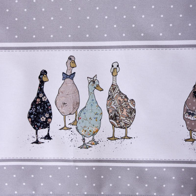 Скатерть "FAMILY FARM" 140х180см ,100% хлопок , серый , твил, пропитка LEFARD 850-750-2-10