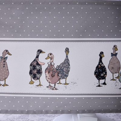 Скатерть "FAMILY FARM" 140х180см ,100% хлопок , серый , твил, пропитка LEFARD 850-750-2-13