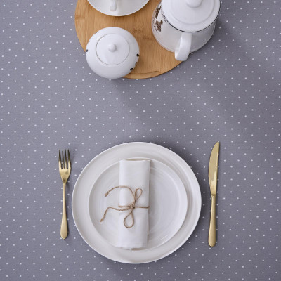 Скатерть "FAMILY FARM" 160х220см , 100% хлопок, серый, твил, пропитка LEFARD 850-750-21-11