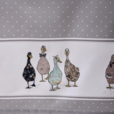 Скатерть "FAMILY FARM" 160х220см , 100% хлопок, серый, твил, пропитка LEFARD 850-750-21-18