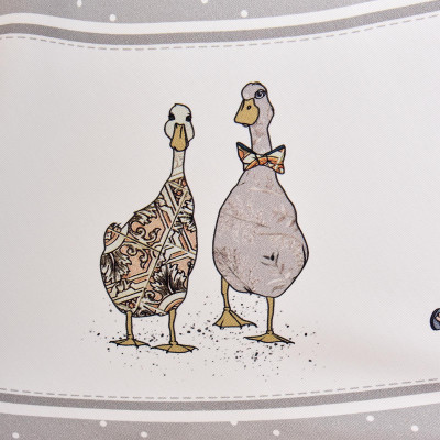 Скатерть круглая "FAMILY FARM" 190 см , серый ,100% хлопок , твил, пропитка LEFARD 850-750-22-10