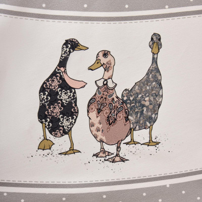 Скатерть круглая "FAMILY FARM" 190 см , серый ,100% хлопок , твил, пропитка LEFARD 850-750-22-11