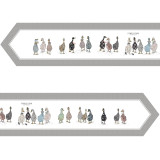 Дорожка на стол "FAMILY FARM", 45х300см, серый, 100% хлопок,твил LEFARD 850-750-32