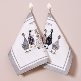 Набор полотенец из 2х шт "FAMILY FARM",40х60см, 100% хлопок, серый LEFARD 850-750-61