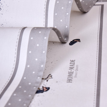 Набор полотенец из 2х шт "FAMILY FARM",40х60см, 100% хлопок, серый LEFARD 850-750-61-3