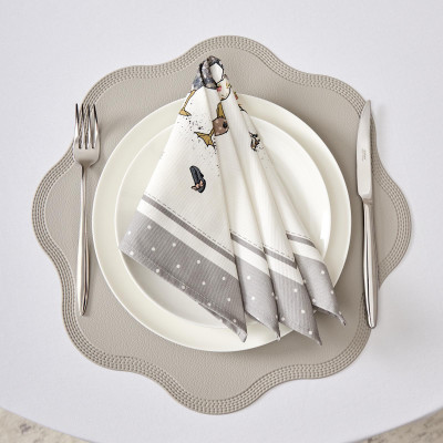 Набор салфеток из 2-х шт "FAMILY FARM" 40х40см, твил, 100% хлопок, серый LEFARD 850-750-8-10