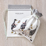 Набор мешочков из 2-х шт " FAMILY FARM" 20х29см, 100% хлопок, серый, твил, пропитка LEFARD 850-750-91