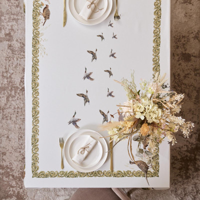 Скатерть "ОХОТА" 160х220см ,100% хлопок, твил, пропитка LEFARD 850-751-21-12