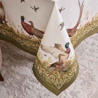 Скатерть "ОХОТА" 160х220см ,100% хлопок, твил, пропитка LEFARD 850-751-21-13