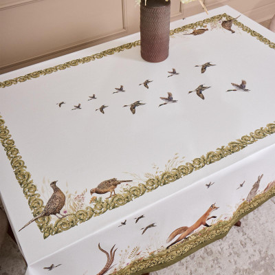 Скатерть "ОХОТА" 160х220см ,100% хлопок, твил, пропитка LEFARD 850-751-21-14