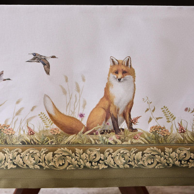 Скатерть "ОХОТА" 160х220см ,100% хлопок, твил, пропитка LEFARD 850-751-21-16