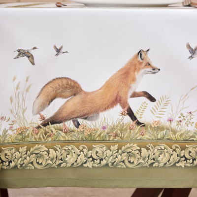 Скатерть "ОХОТА" 160х220см ,100% хлопок, твил, пропитка LEFARD 850-751-21-5