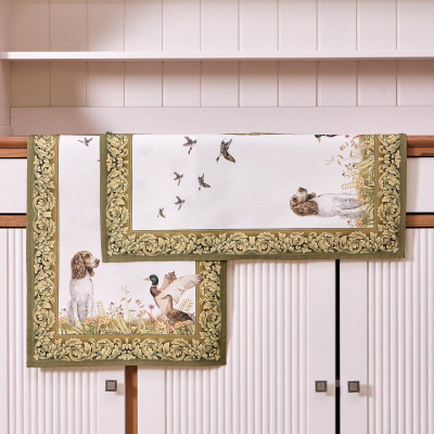 Набор полотенец из 2х шт " ОХОТА" ,40х60см, 100% хлопок, собака LEFARD 850-751-6-7