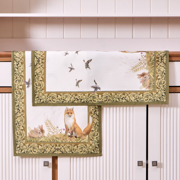 Набор полотенец из 2хшт " ОХОТА" ,40х60см, 100% хлопок, лиса LEFARD 850-751-61-4