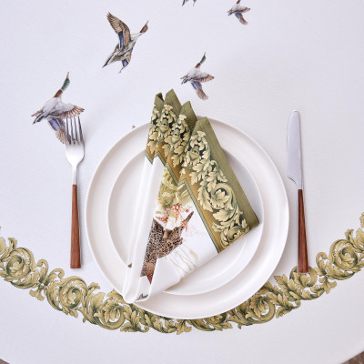 Набор салфеток из 2-х шт "ОХОТА" 40х40см, твил,100% хлопок, собака LEFARD 850-751-8-1