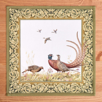 Набор салфеток из 2-х шт "ОХОТА" 40х40см, твил,100% хлопок, собака LEFARD 850-751-8-5