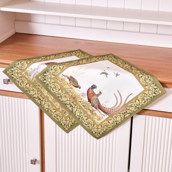 Набор салфеток из 2-х шт "ОХОТА" 40х40см, твил,100% хлопок, собака LEFARD 850-751-8-7