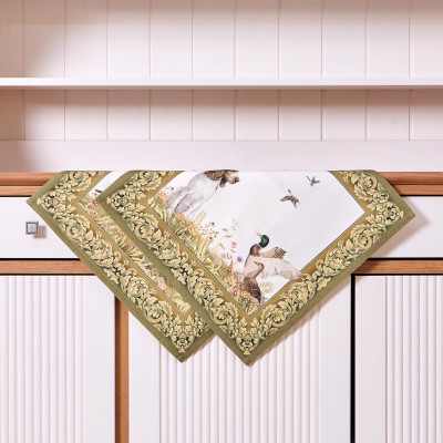 Набор салфеток из 2-х шт "ОХОТА" 40х40см, твил,100% хлопок, собака LEFARD 850-751-8-8