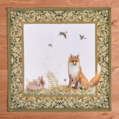 Набор салфеток из 2-х шт "ОХОТА" 40х40см, твил, 100% хлопок, лиса LEFARD 850-751-81-4