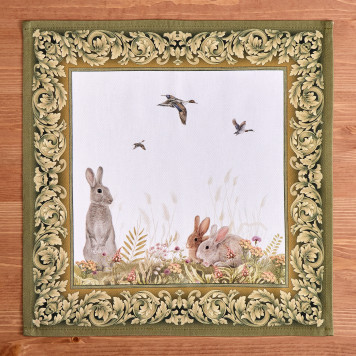 Набор салфеток из 2-х шт "ОХОТА" 40х40см, твил, 100% хлопок, лиса LEFARD 850-751-81-5