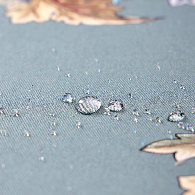 Скатерть " ЛИСТЬЯ МОРРИСА" 140х180см , 100% хлопок, синий , твил, пропитка LEFARD 850-752-2-2