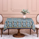 Скатерть " ЛИСТЬЯ МОРРИСА" 140х180см , 100% хлопок, синий , твил, пропитка LEFARD 850-752-2