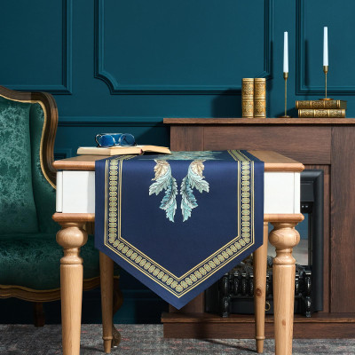 Дорожка "ЛИСТЬЯ МОРИСА" gold stripe 45х300см, 100% хлопок,твил c пропиткой LEFARD 850-752-32-9