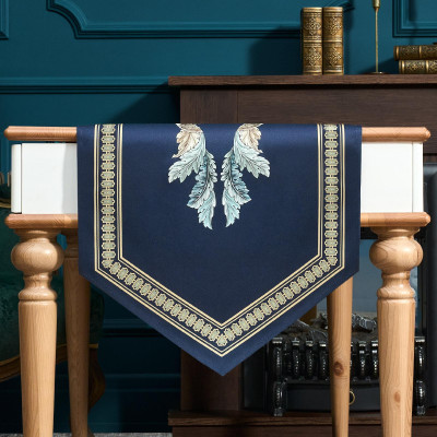 Дорожка "ЛИСТЬЯ МОРИСА" gold stripe 45х300см, 100% хлопок,твил c пропиткой LEFARD 850-752-32-6