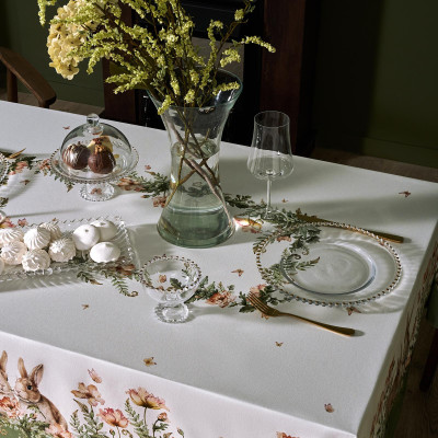 Скатерть "SENSE" 160х220см ,зеленый 100%хлопок, твил с пропиткой LEFARD 850-753-21-15