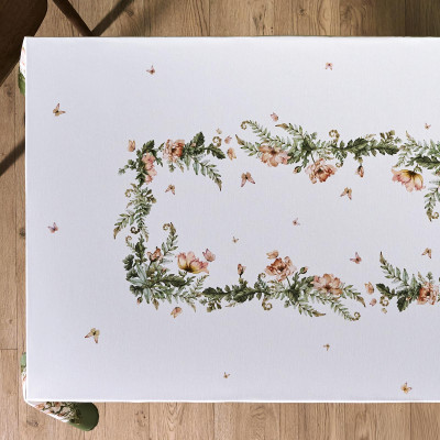 Скатерть "SENSE" 160х220см ,зеленый 100%хлопок, твил с пропиткой LEFARD 850-753-21-19