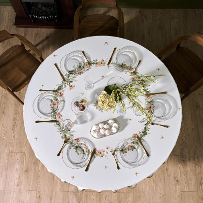 Скатерть "SENSE" 160х220см ,зеленый 100%хлопок, твил с пропиткой LEFARD 850-753-21-30