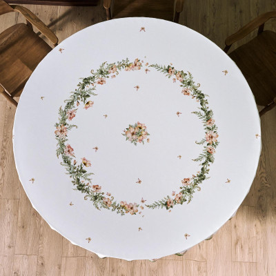 Скатерть круглая "SENSE" 220см, 100%хлопок, твил, пропитка LEFARD 850-753-24-18