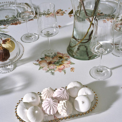 Скатерть круглая "SENSE" 220см, 100%хлопок, твил, пропитка LEFARD 850-753-24-24