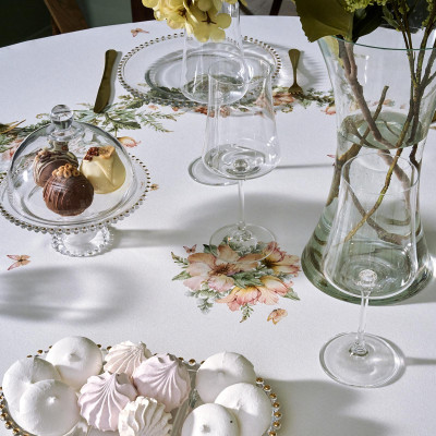 Скатерть круглая "SENSE" 220см, 100%хлопок, твил, пропитка LEFARD 850-753-24-25