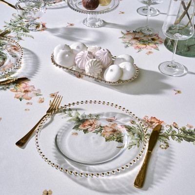 Скатерть круглая "SENSE" 220см, 100%хлопок, твил, пропитка LEFARD 850-753-24-26