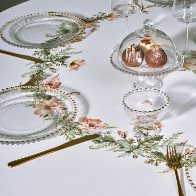 Скатерть круглая "SENSE" 220см, 100%хлопок, твил, пропитка LEFARD 850-753-24-28