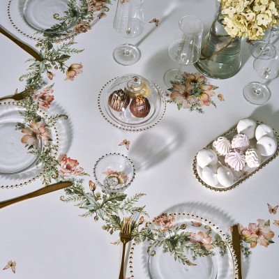 Скатерть круглая "SENSE" 220см, 100%хлопок, твил, пропитка LEFARD 850-753-24-29