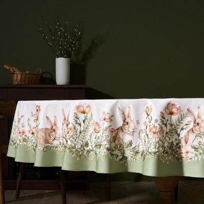 Скатерть круглая "SENSE" 220см, 100%хлопок, твил, пропитка LEFARD 850-753-24-33