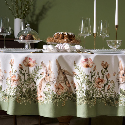 Скатерть круглая "SENSE" 220см, 100%хлопок, твил, пропитка LEFARD 850-753-24-7