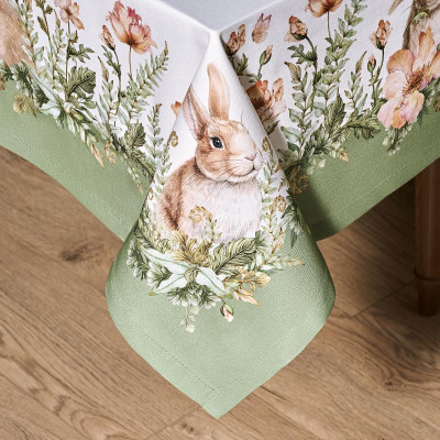 Скатерть "SENSE" 175х300см ,зеленый, 100% хлопок,твил LEFARD 850-753-25-13