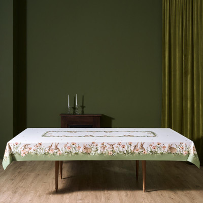 Скатерть "SENSE" 175х300см ,зеленый, 100% хлопок,твил LEFARD 850-753-25-25