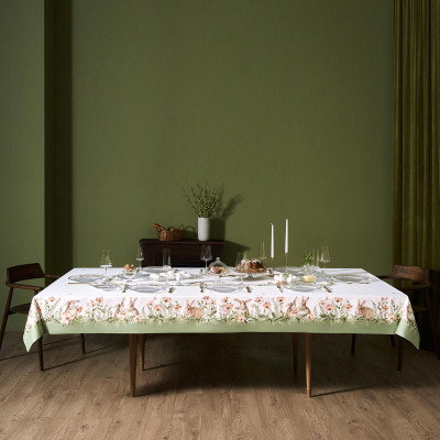 Скатерть "SENSE" 175х300см ,зеленый, 100% хлопок,твил LEFARD 850-753-25
