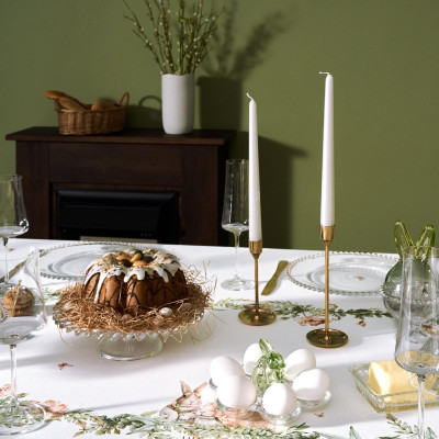 Скатерть "SENSE" 175х300см ,зеленый, 100% хлопок,твил LEFARD 850-753-25-8