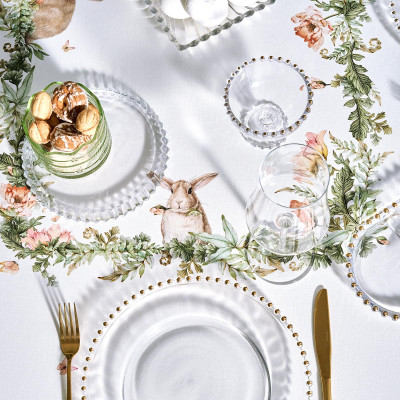 Скатерть "SENSE" 175х400см ,зеленый,100% хлопок ,твил LEFARD 850-753-26-12