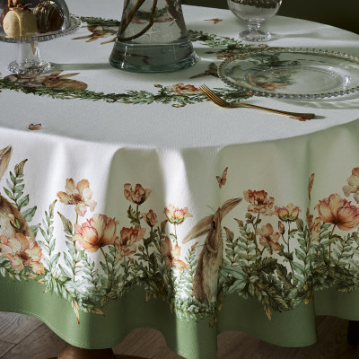 Скатерть овальная "SENSE", 140х180см, 100% хлопок,твил c пропиткой LEFARD 850-753-4-16